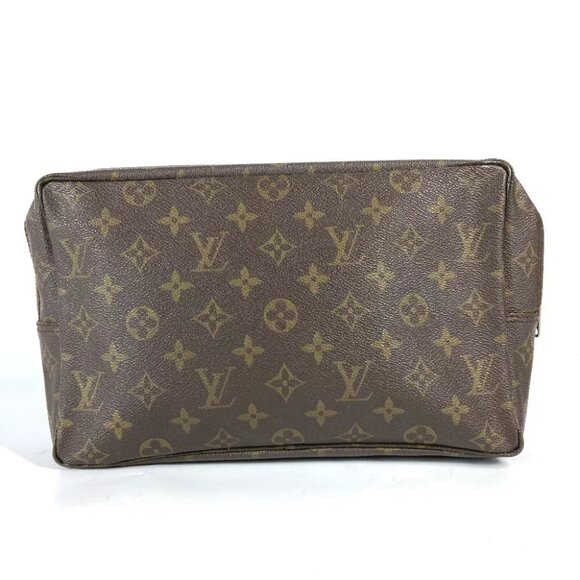 LOUIS VUITTON Monogram Trousse toilette 28 Makeup pouch Cosmetics Pouch - Picture 1 of 15